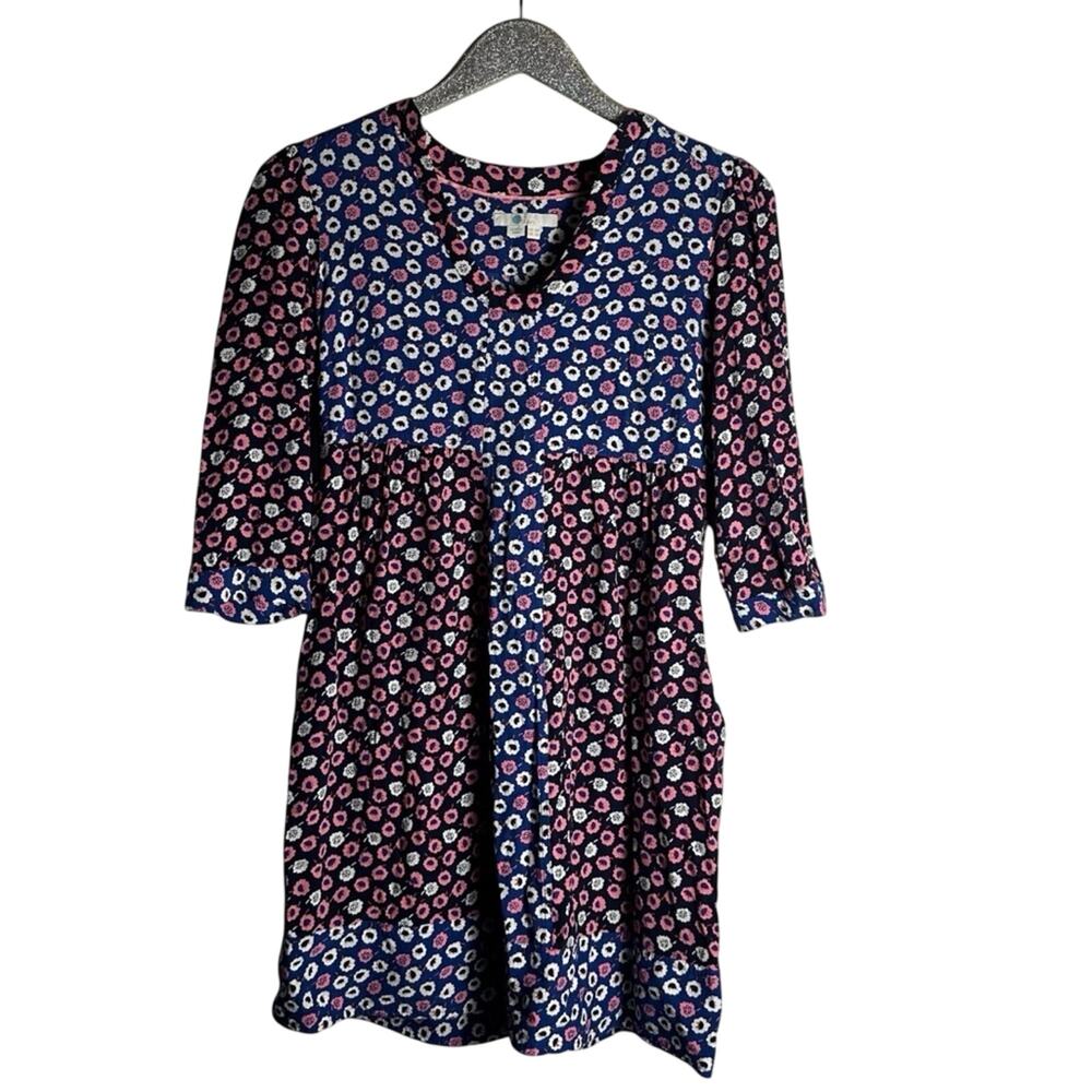 Boden Blue and Pink Floral Dress